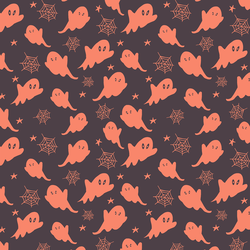 Spooky Ghosts in Jack-o'-Lantern on Abyss