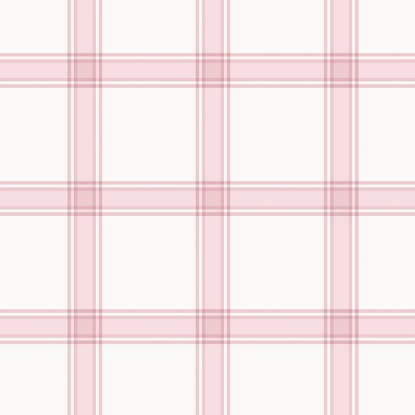 Homespun Plaid in Rosy Pink