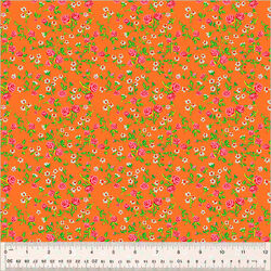 Mousy Floral in Tangerine