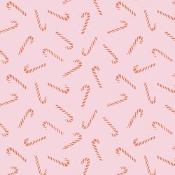 Candy Canes in Pink Floss
