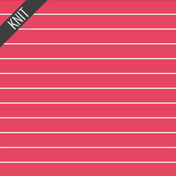Striped Sleek Knit in Pink