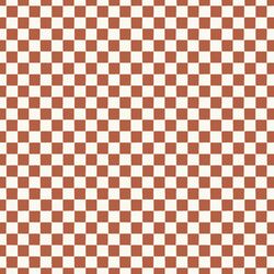 Check Me Out in Rust and Cream