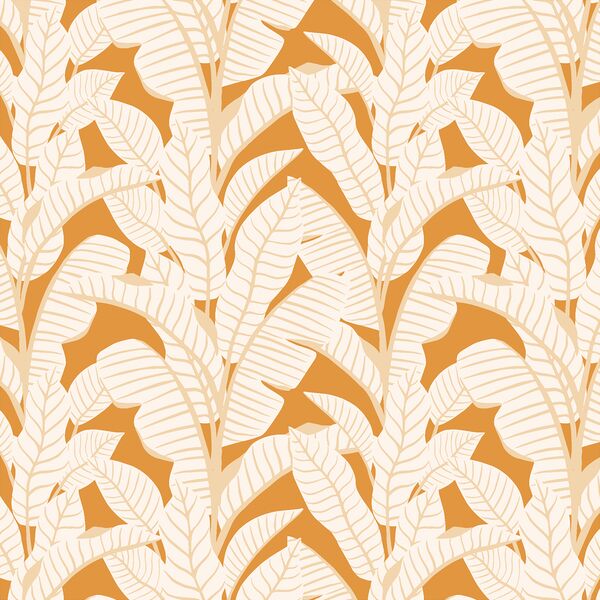 Small Palm Play in Apricot Cream