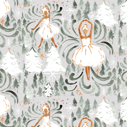 Angelic Winter Solstice in Gray