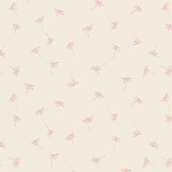Ditsy Daisy in Ballet Pink on Egret