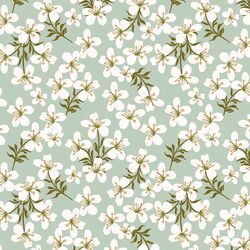 Scattered Floral in Aura