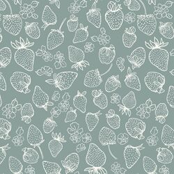 Berry Delight Sketch in Pewter Blue