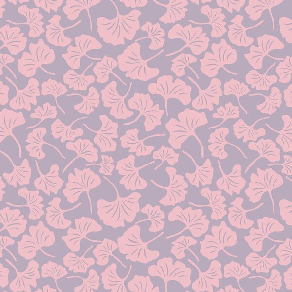Gingko in Rose Pink