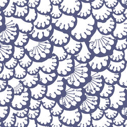 Pawprint in Indigo