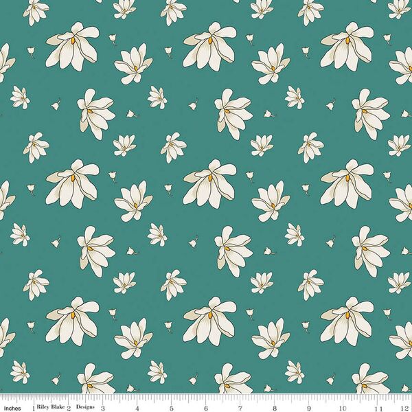 Magnolia in Teal