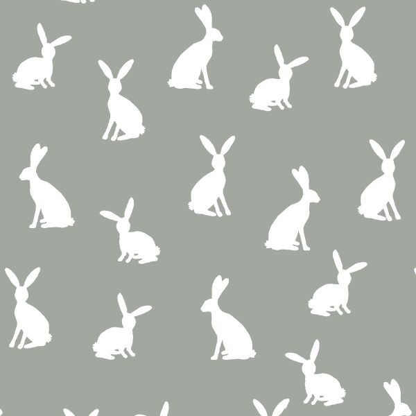 Cottontail Silhouette in Sage