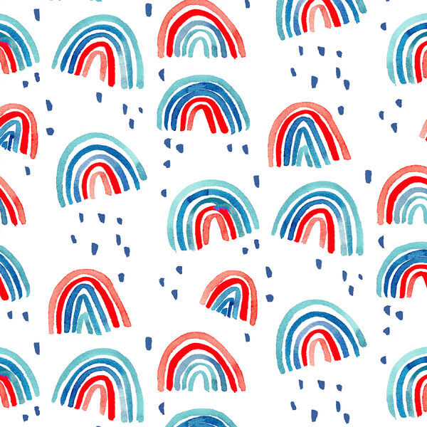Large Rainbows in White