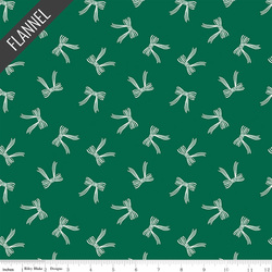 Bows Flannel in Green