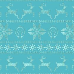 Fair Isle in Blue Winter