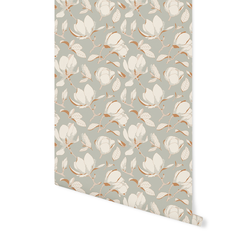 Magnolia Bloom in Soft Olive