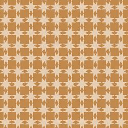 Quilted Christmas Stars in Mustard Gold