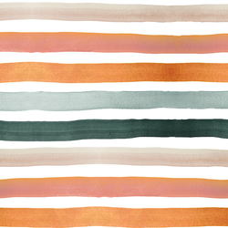 Painted Ombre Stripe in Oasis