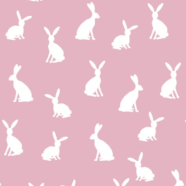 Cottontail Silhouette in Carnation