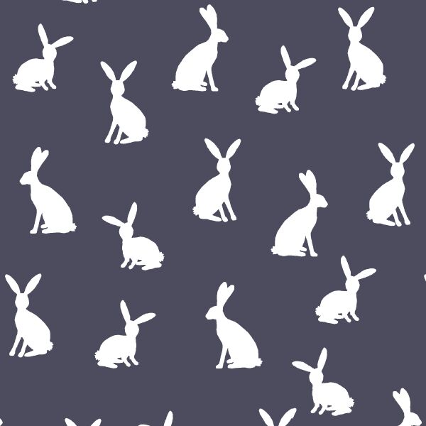 Cottontail Silhouette in Ink