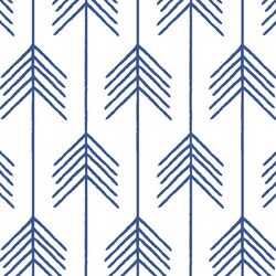 Vanes in Blue Jay on White