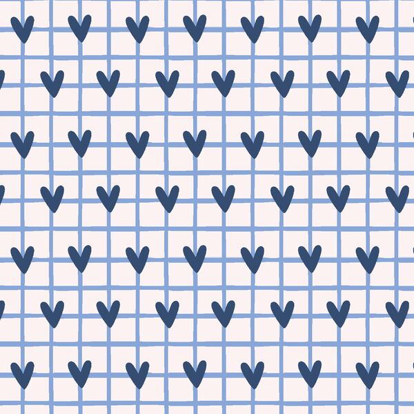 Heart Check in True Blue