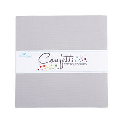 Confetti Cotton 10" Square Pack in Silver
