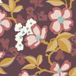 Dogwood Bloom in Plum