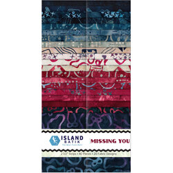 Missing You Batiks 2.5" Strip Roll