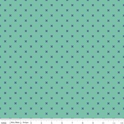 X in Teal