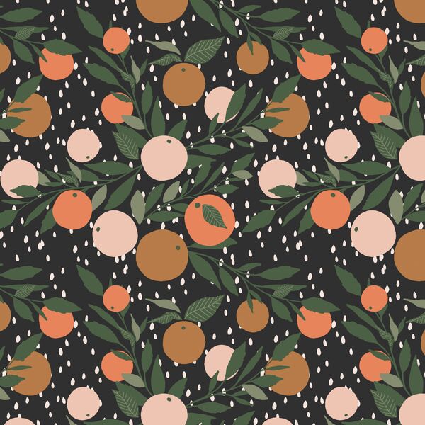 Little Tangerines in Rainy Night