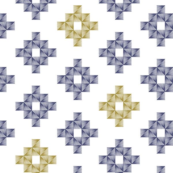 Needlepoint in Indigo