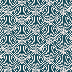 Shells in Atlantic Blue