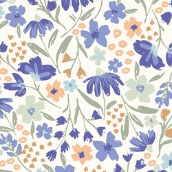 Large Blooms in Periwinkle