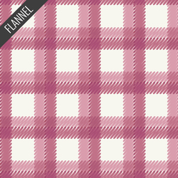 Scribbly Plaid Flannel in Pink