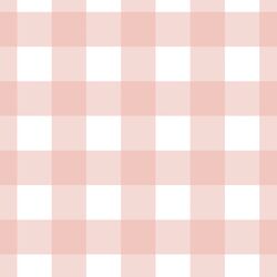 Large Gingham in Floral Pink