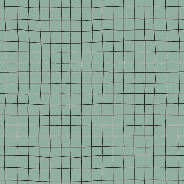 Pencil Check in Pond Blue