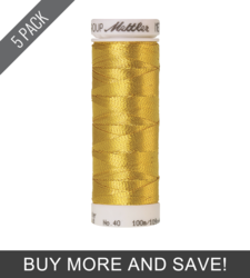 Bright Gold (7633-0490) - Metallic - 109 Yards (5 Pack)