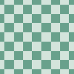 Tonal Checkerboard in Vine and Mint