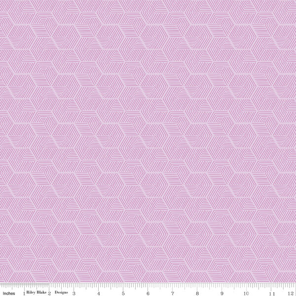 Hexagon Texture in Purple