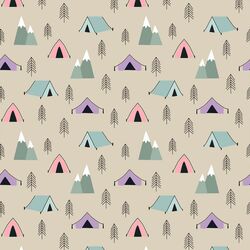 Small Tents in Burlap