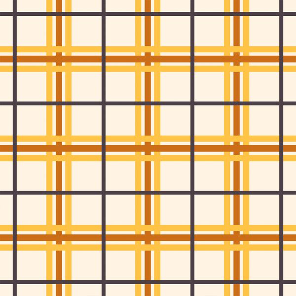 Plaid in Candy Corn