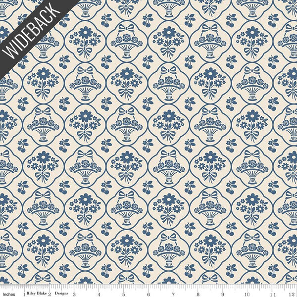 Wallpaper Wideback in Denim
