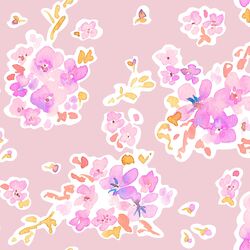 Fuchsia Blossom in Butterfly Pink