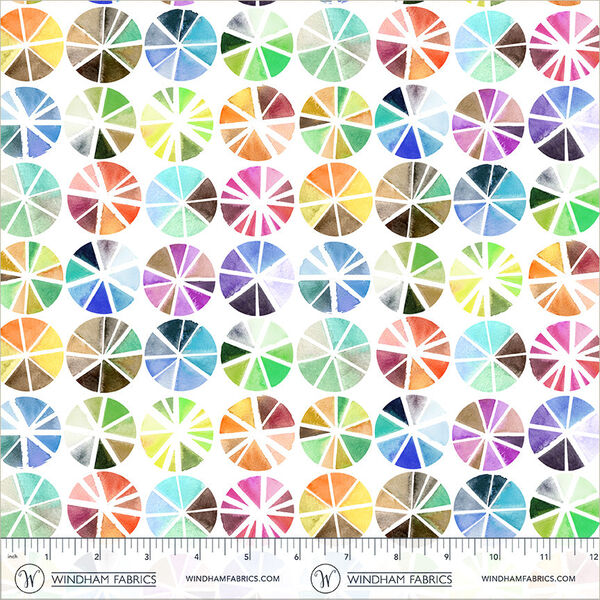 Color Wheels in White/Multi
