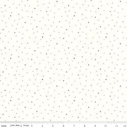 Dapple Dot in Barn Red on White