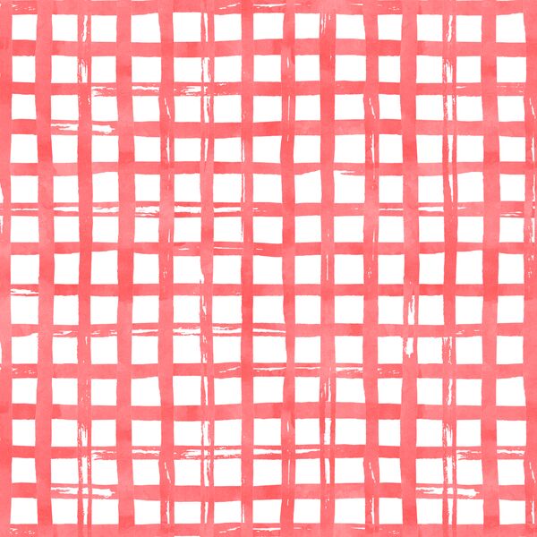 Watercolor Plaid in Peppermint