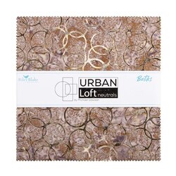 Urban Loft Neutrals Batiks 10" Square Pack