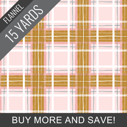 Jingle Plaid Flannel in Adventale - 15 Yard Bolt