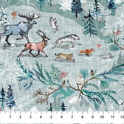 Snow Scene in Mint