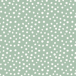Little Modern Polka Dot in Moss Green